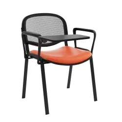 Chaise Isonet Mesh Noir Conférence socle Noir