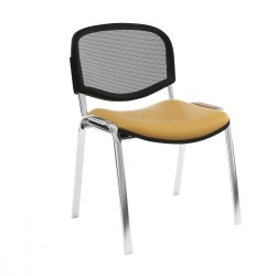 Chaise Isonet Mesh Chromé sans accoudoirs