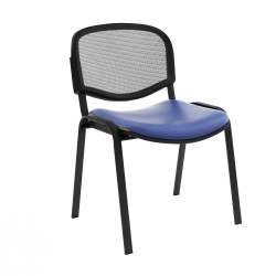 Chaise Isonet Mesh Noir sans accoudoirs