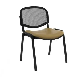 Chaise Isonet Mesh Noir sans accoudoirs