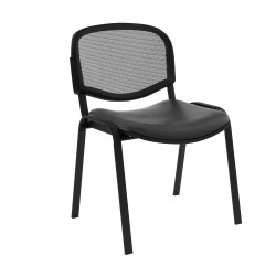 Chaise Isonet Mesh Noir sans accoudoirs