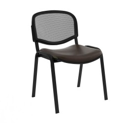 Chaise Isonet Mesh Noir sans accoudoirs