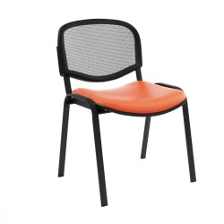 Chaise Isonet Mesh Noir sans accoudoirs