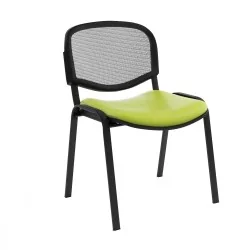 Chaise Isonet Mesh Noir sans accoudoirs
