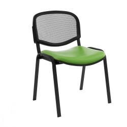 Chaise Isonet Mesh Noir sans accoudoirs