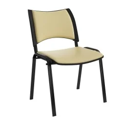 Chaise Smart Structure Noir Sans Accoudoirs