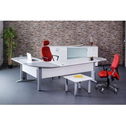 Bureau Dynamic 1,50m avec 02 tiroirs suspendus