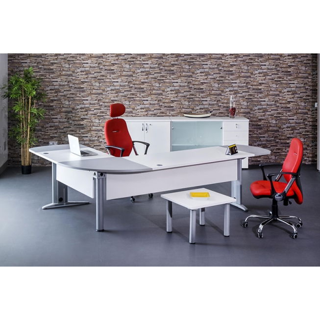 Bureau Dynamic 1,50m avec 02 tiroirs suspendus