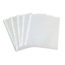 Paquet de 50 pochettes perforées 80mic Purple