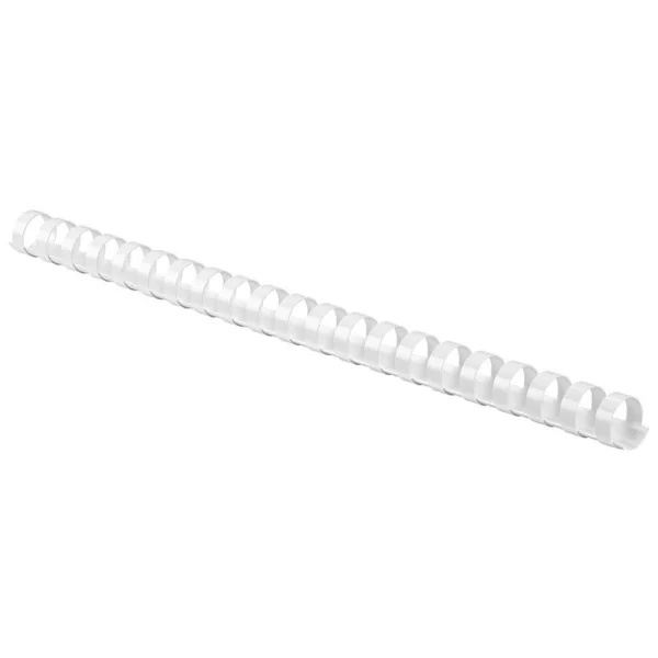 Reliure spirale 16 mm blanc Paquet de 100