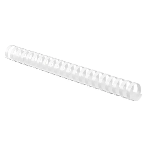 Reliure spirale 25 mm blanc paquet de 50