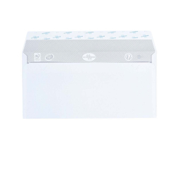 La Couronne - 500 Enveloppes DL 110 x 220 mm - 80 gr - sans fenêtre - blanc  - bande auto-adhésive Pas Cher | Bureau Vallée