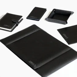 Kit Sous-Main 5 Pièces avec logo Noir