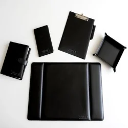 Kit Sous-Main 5 Pièces avec logo Noir