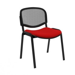 Chaise Isonet Mesh Noir sans accoudoirs