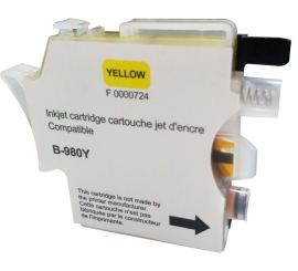 Cartouche Adaptable Brother LC-980 yellow