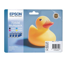 Pack cartouches Epson de 4 couleurs T0556