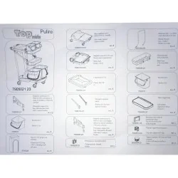 Chariot de nettoyage top evolution