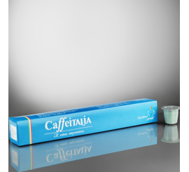 Paquet de 10 Capsules café CAFFÉITALIA compatible NESPRESSO DECAFEINE