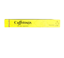 Paquet de 10 Capsules CAFFÉITALIA compatible NESPRESSO THE CITRON