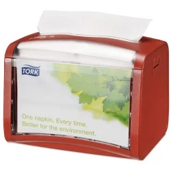 Tork Xpressnap® Distributeur de serviettes Table rouge