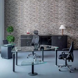 Bureau Elégance Gm  socle noir