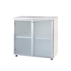 Elément Milano bas à 2 portes aluminium 