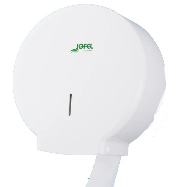 PORTE-PAPIER EN ROULEAU MOYEN AZUR ABS ANTIBACTÉRIEN JOFEL BLANC