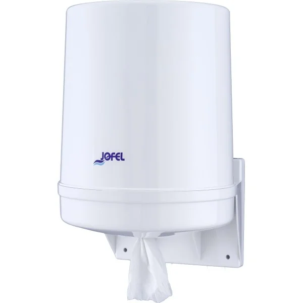 DISTRIBUTEUR DE PAPIER BOBINE A MECHE AZUR BLANC