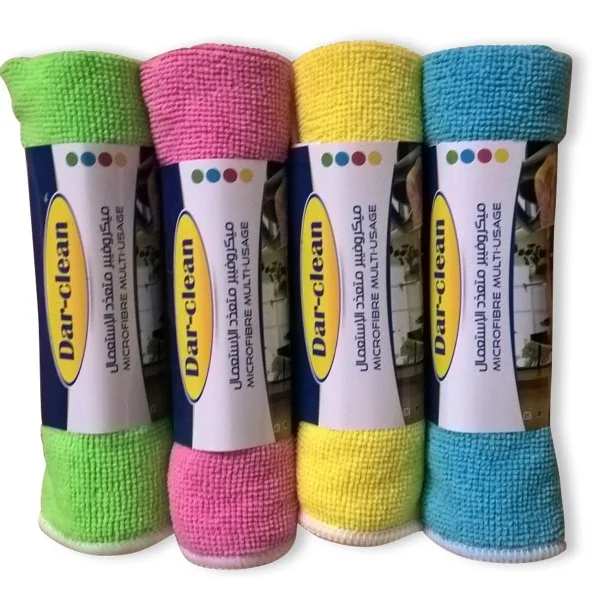 Microfibre multiusage Dar-clean 35x35 couleurs assorties