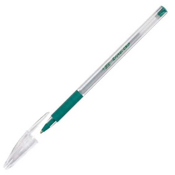 Stylo à bille Cristal grip Bic Vert