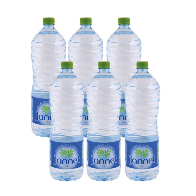 Pack de 6 bouteille d'eau jannet 2L - Talos