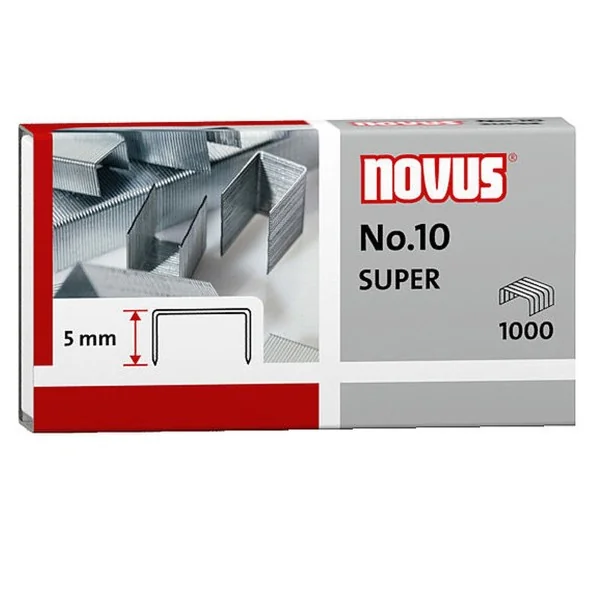 Agrafe n°10 Novus paquet de 1000