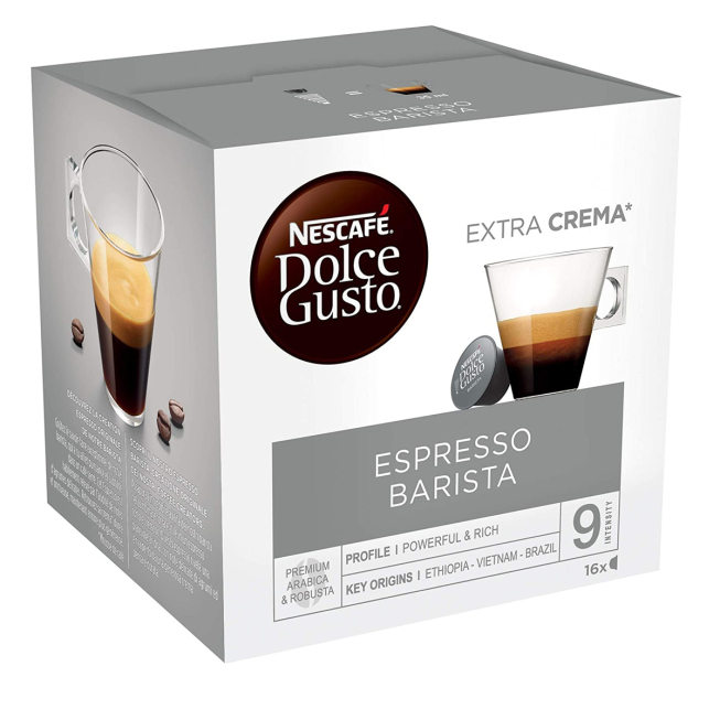 Dolce Gusto boîte de 16 capsules café espresso - paquet 16 unités pas cher