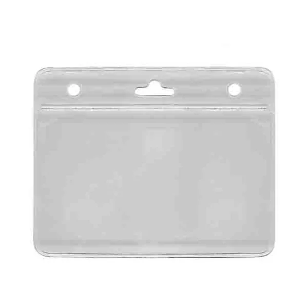 Porte Badge Souple Transparent 12.8 x 7.9 cm