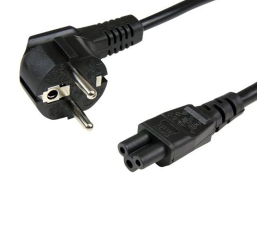 CABLE D'ALIMENTATION TRIPOLAIRE EN TREFLE POUR CHARGEUR