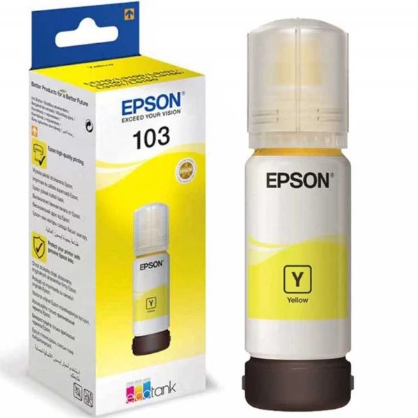 Bouteille d'encre Originale EPSON EcoTank 103 Jaune