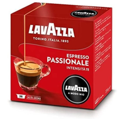 Paquet de 36 Capsules à café LAVAZZA A Modo Mio Espresso Passionale