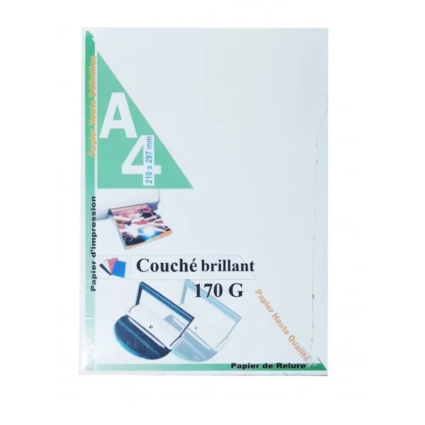 PAGE DE GARDE BRILLANT 170G