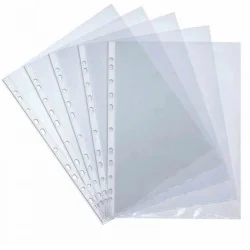 Pochettes perforées transparentes