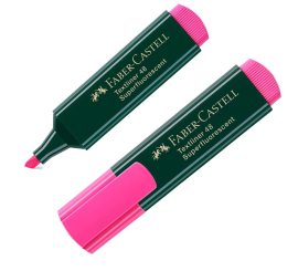 SURLIGNEUR FLUORESCENT FABER-CASTELL ROSE