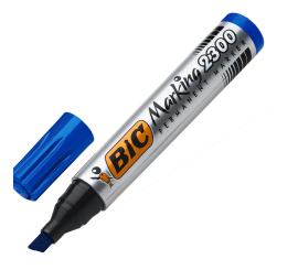 MARQUEUR PERMANENT BIC 2300 BLEU