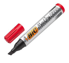 MARQUEUR PERMANENT BIC 2300 ROUGE