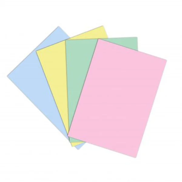 Chemise bristol pastel 180g Couleurs assorties paquet de 100