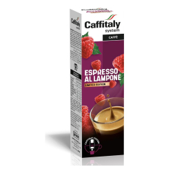 PAQUET DE 10 CAPSULES À CAFÉ CAFFITALY ESPRESSO AL LAMPONE