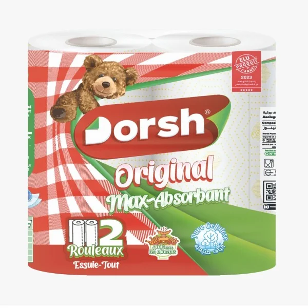 2 ROULEAUX ESSUIES-TOUT DORSH ORIGNAL