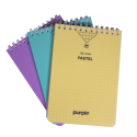 BLOC NOTE PURPLE WIRO 160 PAGES A7 COULEURS PASTELS 