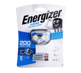 LAMPE FRONTALE TORCHE ENERGIZER 200 LUMENS HDA323