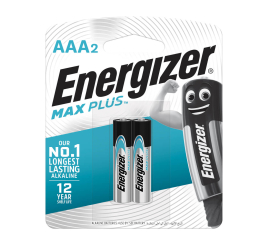 2X PILES ENERGIZER MAX PLUS AAA LR03 1.5V EP92