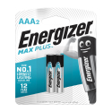 2X PILES ENERGIZER MAX PLUS AAA LR03 1.5V EP92